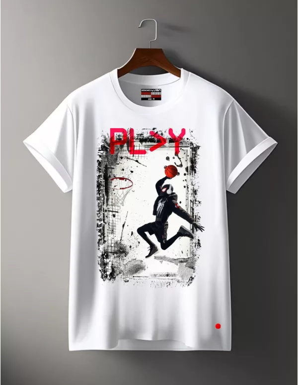 Camiseta hombre LASAL Play blanco