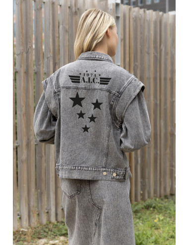 Chaqueta Vaquera Personalizada Wings & Stars