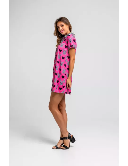 Vestido camisero Mini Lolina Lovely Bunny 2