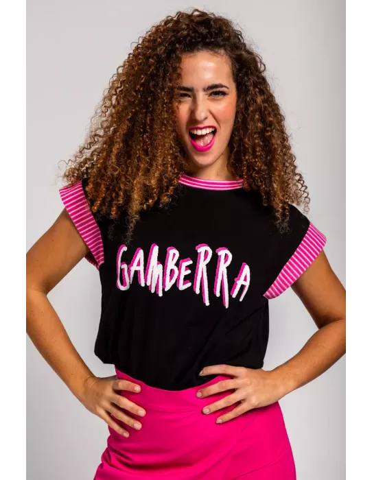 Camiseta Rib Algodón Gamberra