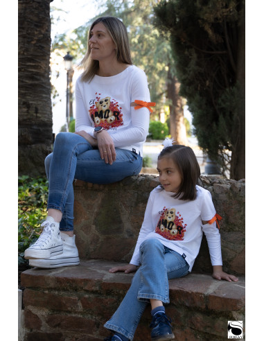 Camiseta SUISAY Osa Amor Niña