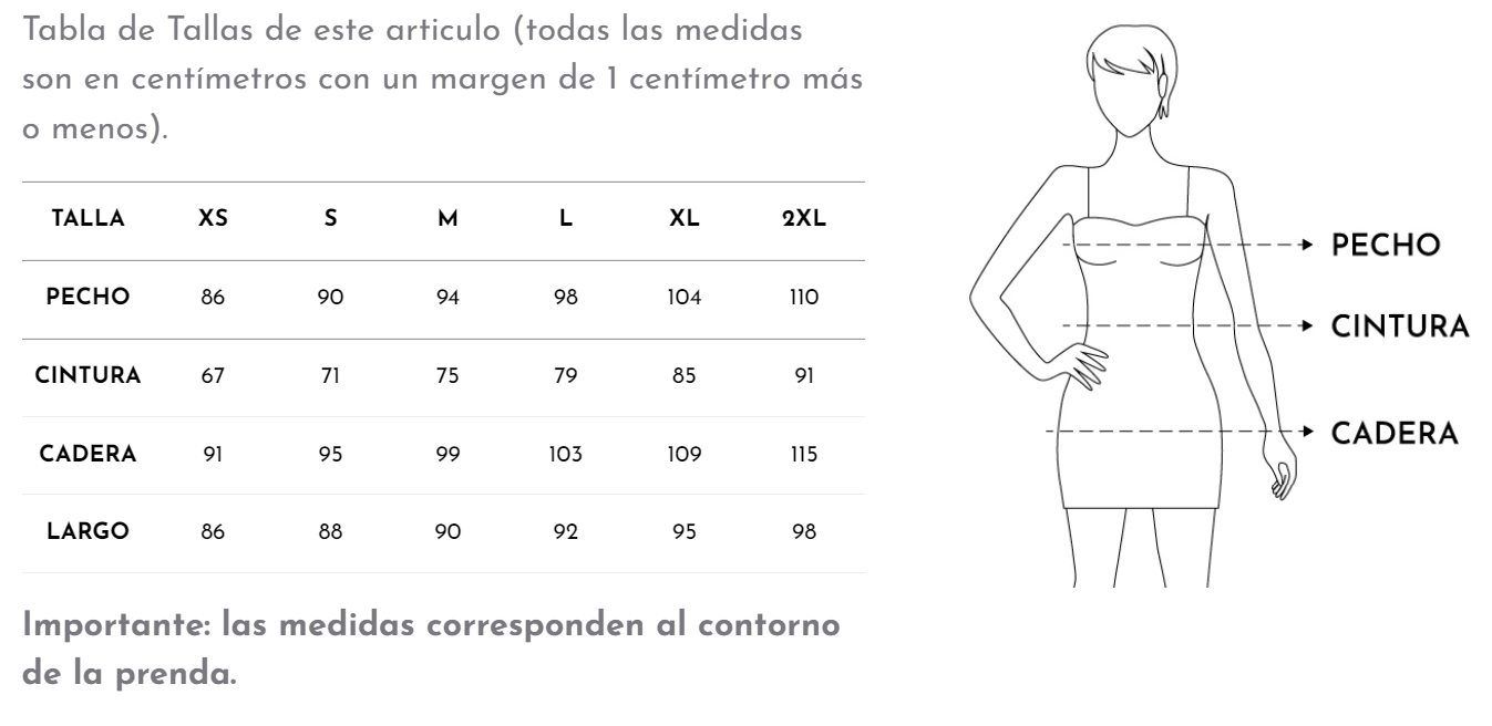 GUIA DE TALLAS