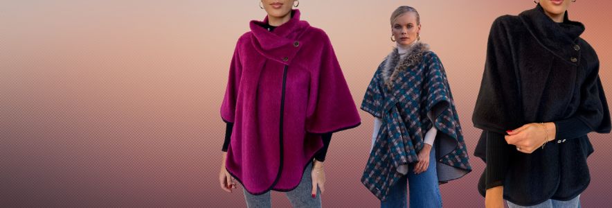 Poncho Mujer Estampado - Comprar en Quiero esto!